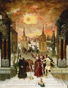 Antoine Caron Dionysius Areopagite and the eclipse of Sun France oil painting artist